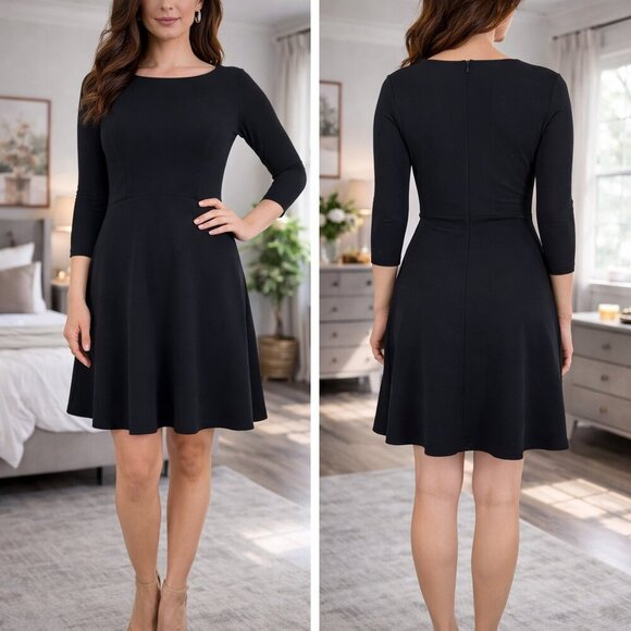 Simply Vera Vera Wang Dresses & Skirts - Simply Vera Wang Black A-Line Knit Dress $65